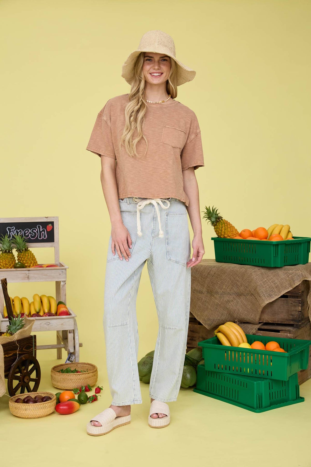 ROPE STRIPE DENIM