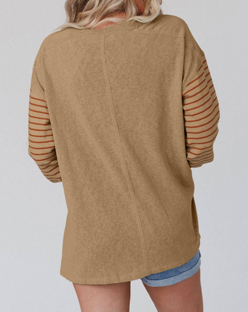 Colorblock Stripe Top