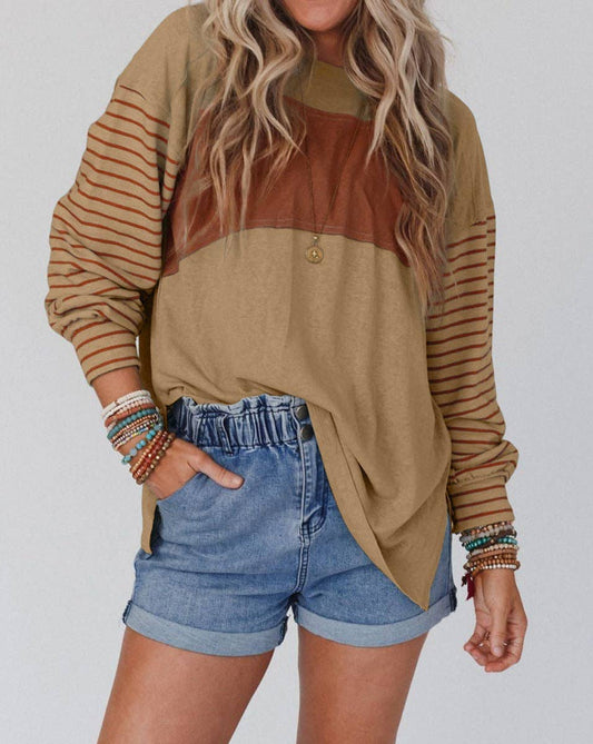 Colorblock Stripe Top