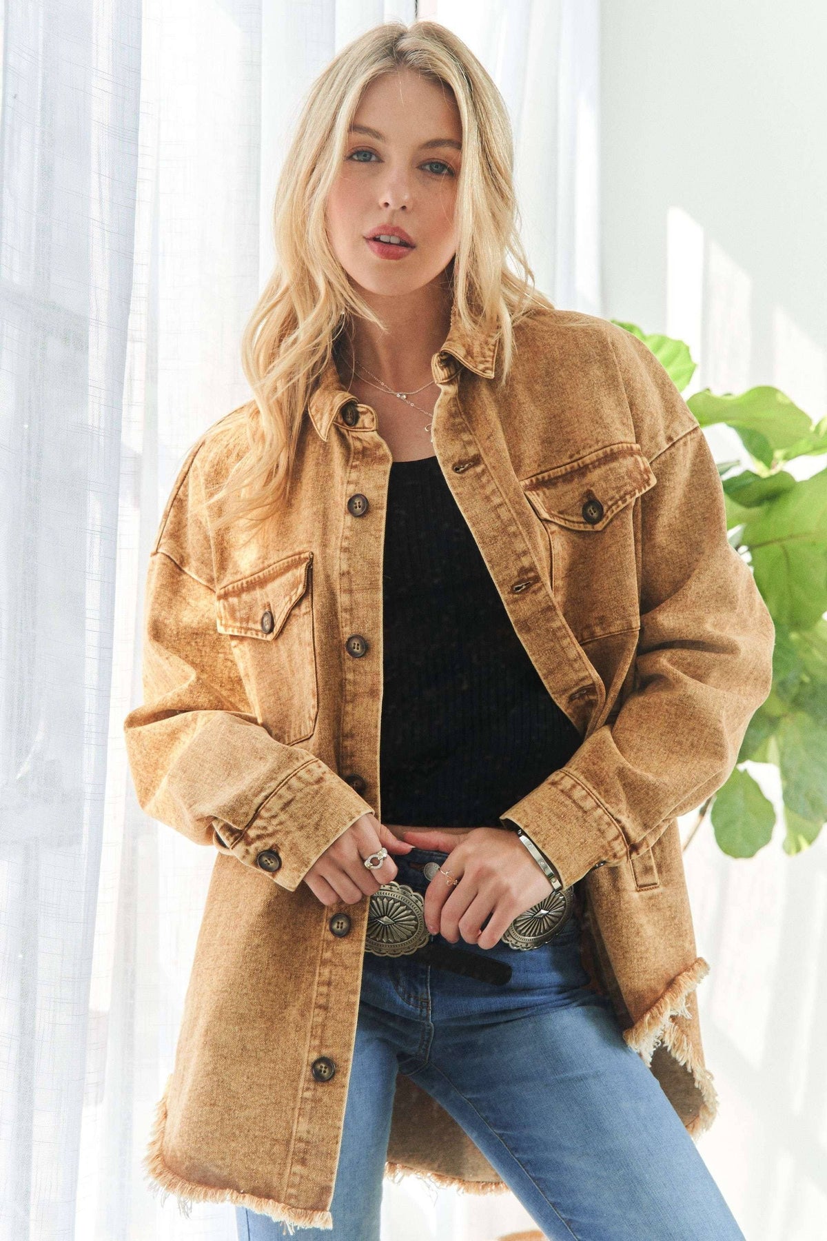 Tonya Frayed Jacket