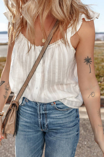 Buttoned Summer Tank