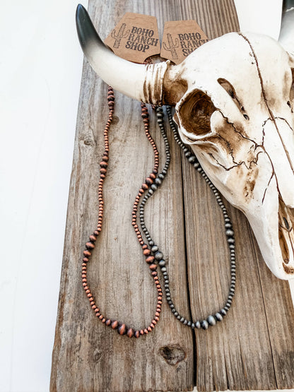 Western Style Navajo Pearl Necklace