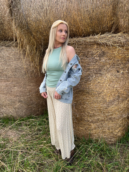Cloe Tank - Sage