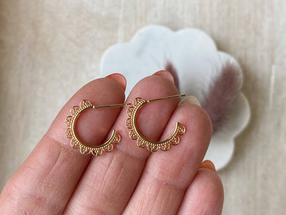 Lace Hoops