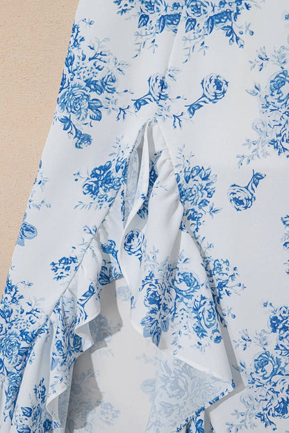 Prairie Ruffle Summer Maxi Skirt