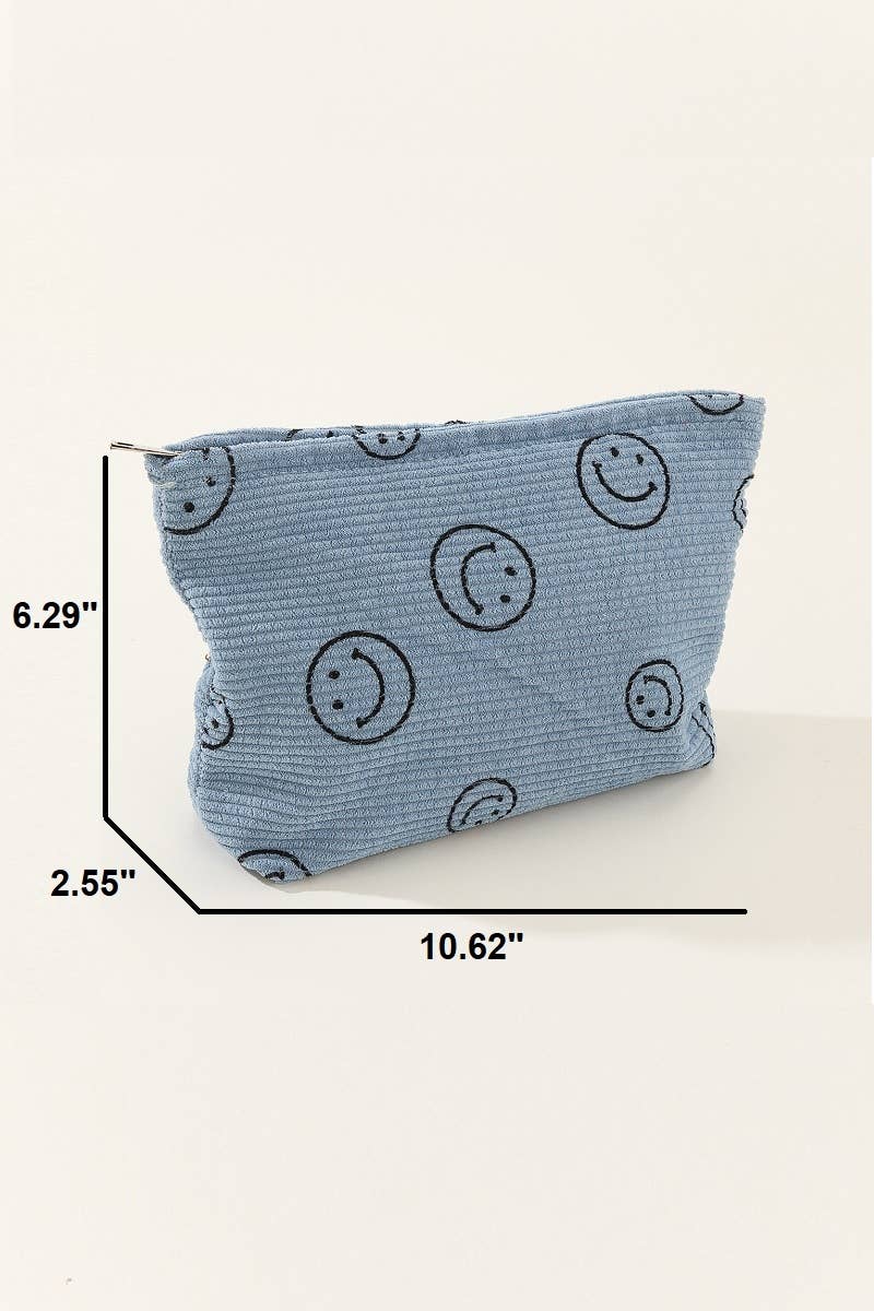 Smile Cosmetic Makeup Clutch Bag
