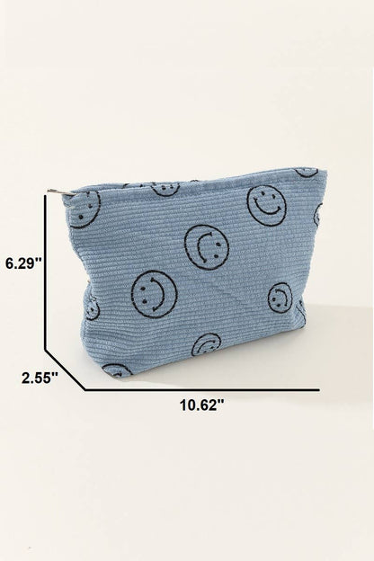 Smile Cosmetic Makeup Clutch Bag