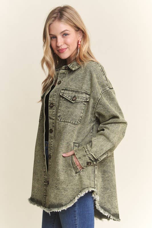 Tonya Frayed Jacket