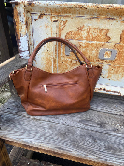Cross Stitched Leather