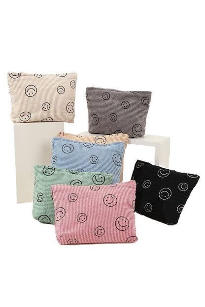 Smile Cosmetic Makeup Clutch Bag