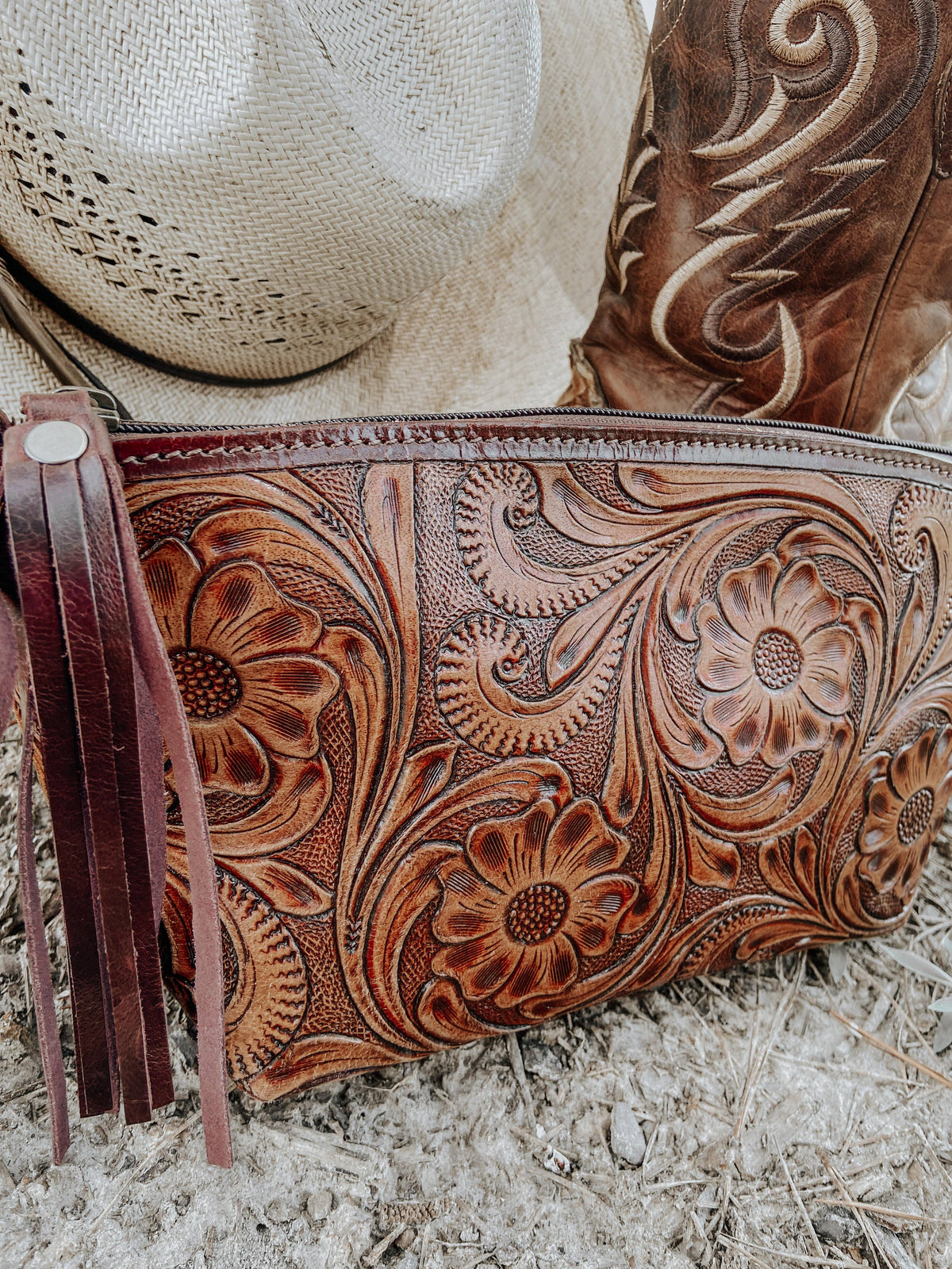 Tooled Toiletry Bag