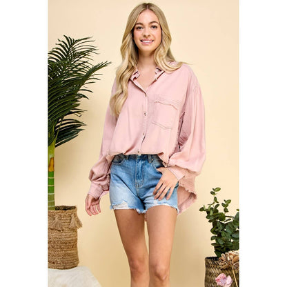 Dolly Frayed Blouse