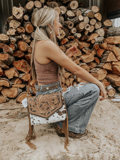 Megan Tooled Crossbody