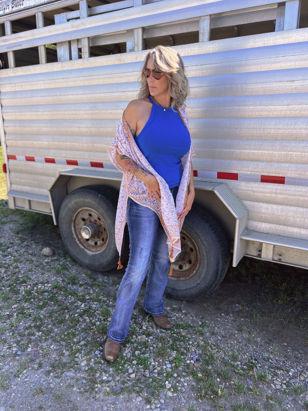 Cloe Tank Cobalt