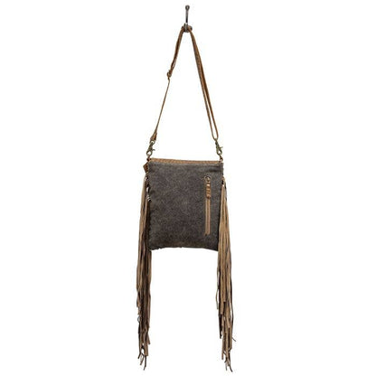Leather Western Fringe - Myra Cowhide Bag