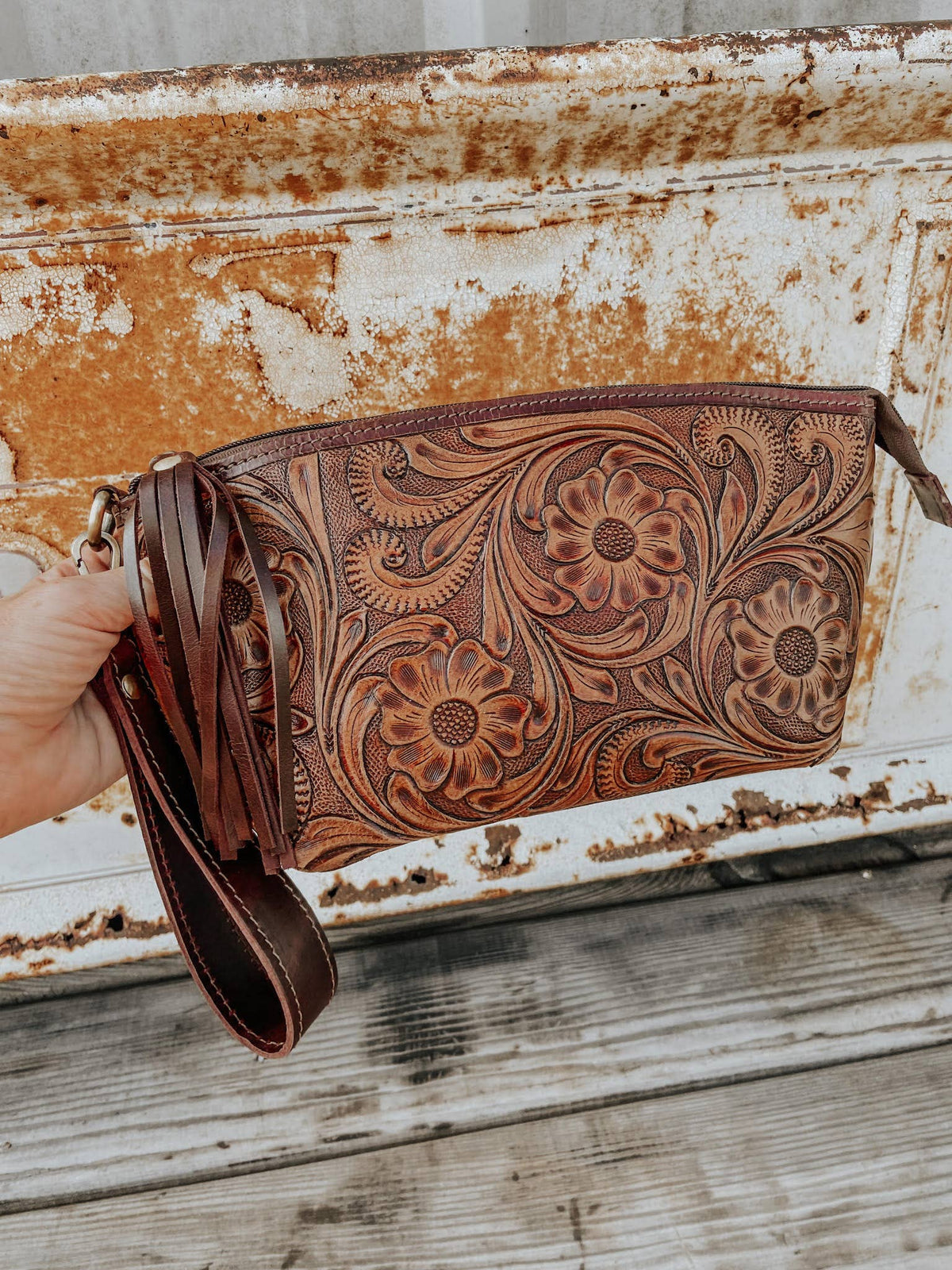 Tooled Toiletry Bag