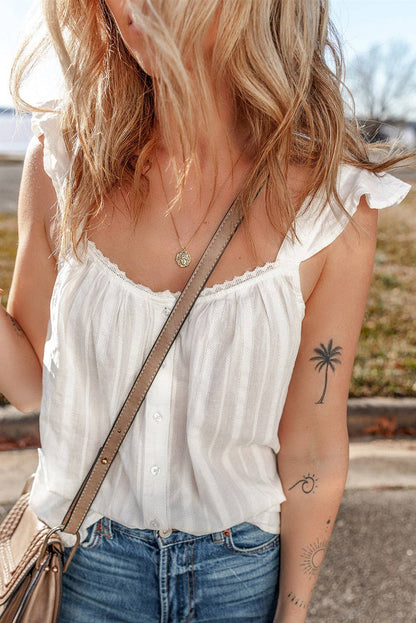 Buttoned Summer Tank