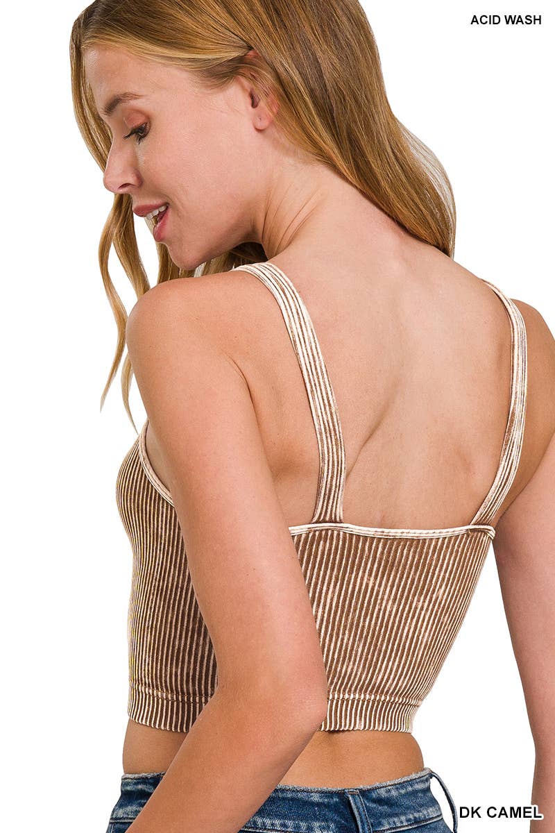 Ribbed Cropped Tank