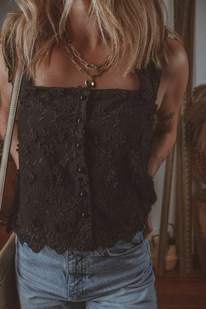 Floral Tie Back Top