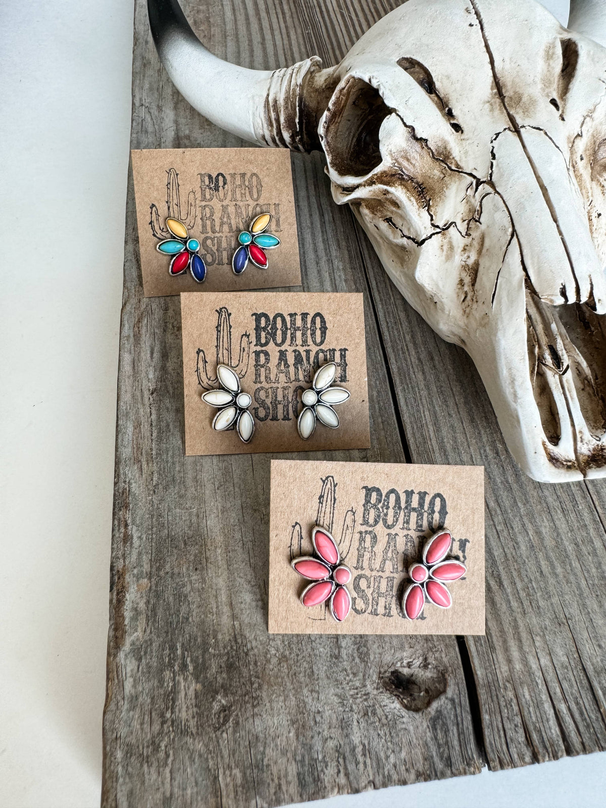Half Flower Earring