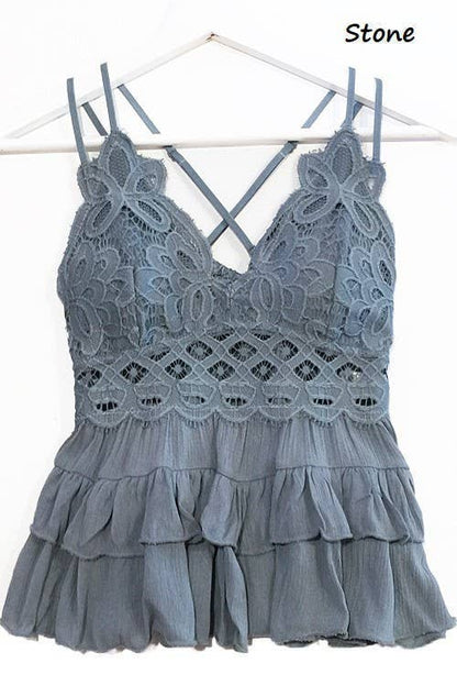 Cami Ruffled Tank