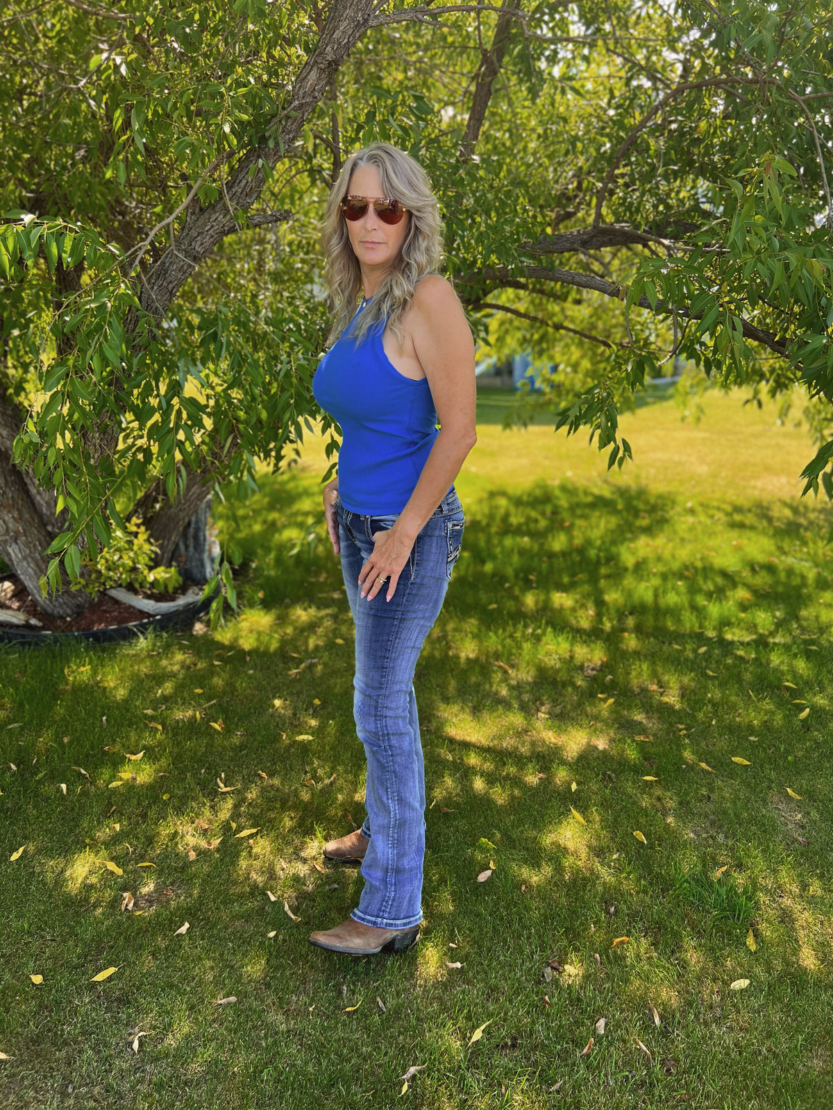 Cloe Tank Cobalt