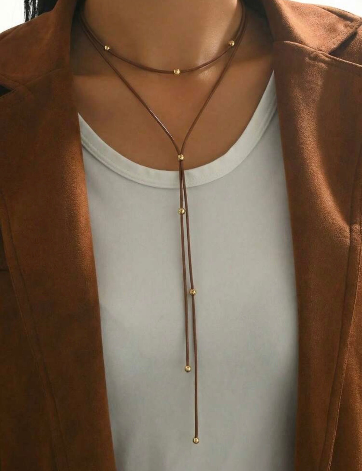 Rainbow Necklace and String Necklace