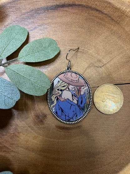 Cowgirl Blue Earring