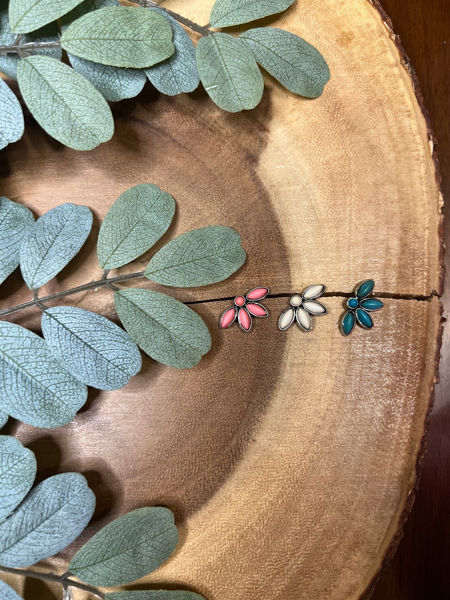 Half Flower Earring