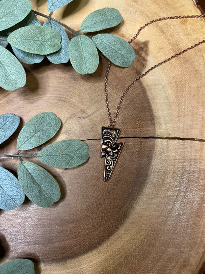 Floral Bolt Necklace
