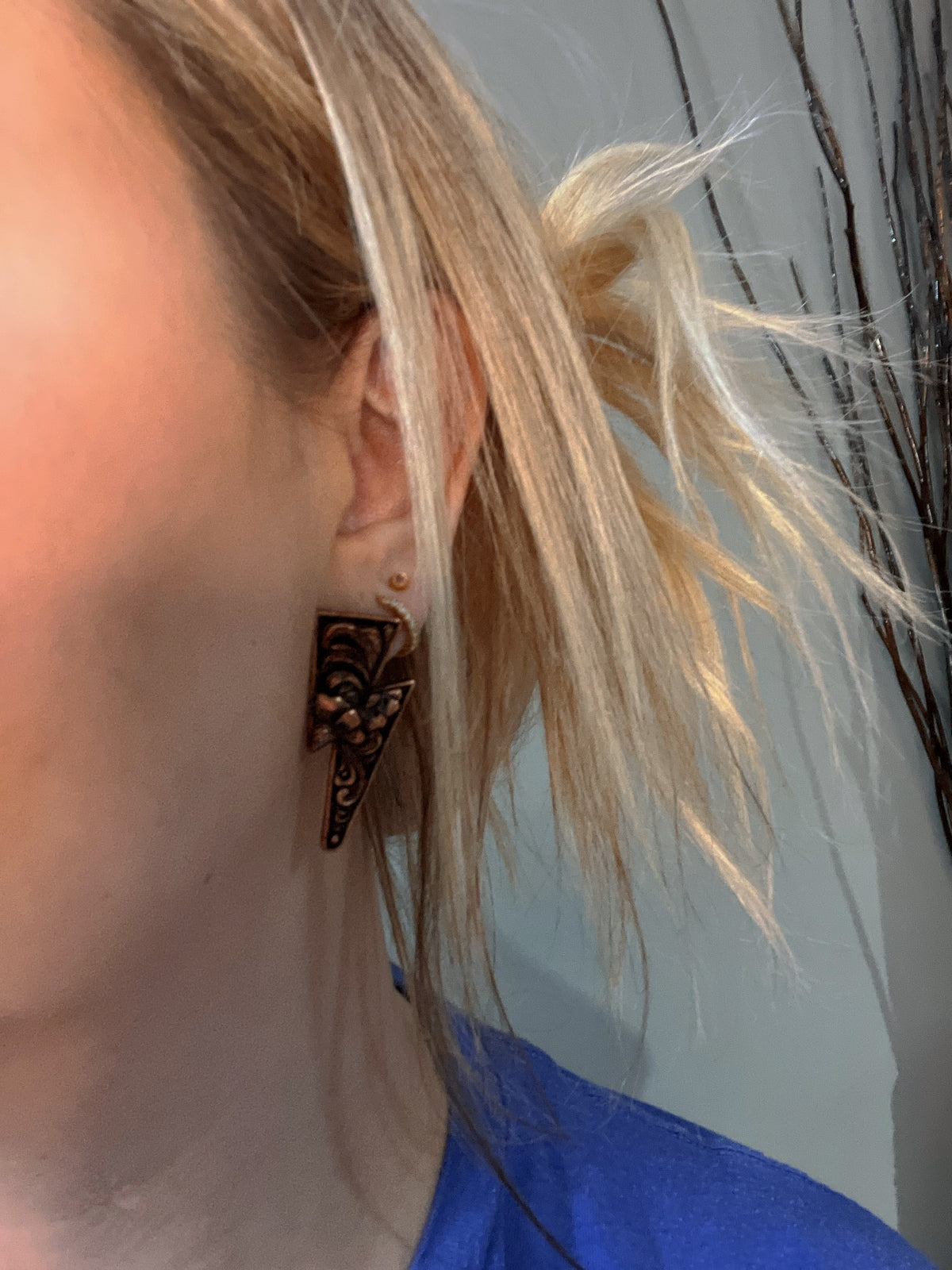 Floral Bolts Earrings