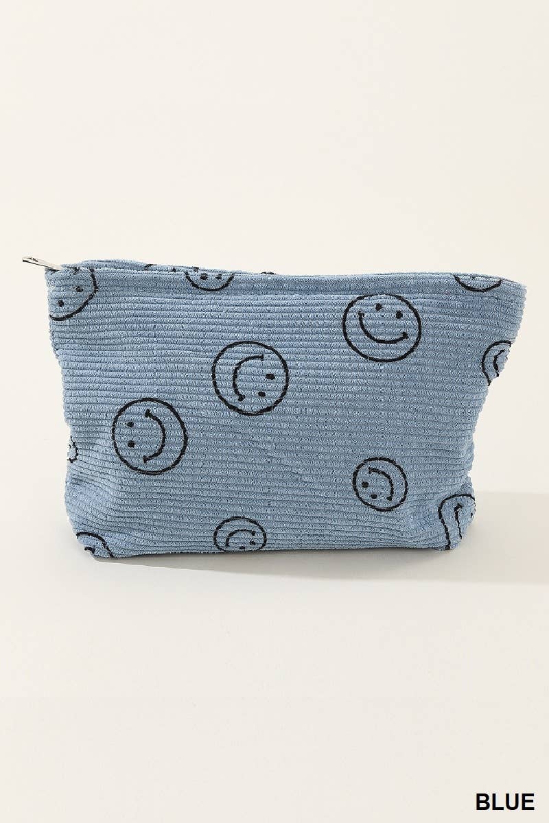 Smile Cosmetic Makeup Clutch Bag